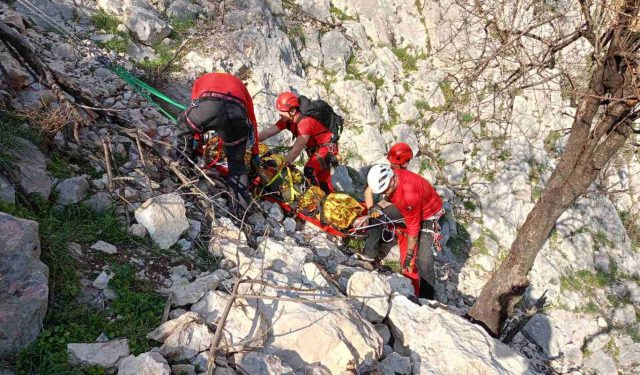 GSS MOSTAR Akcija spašavanja ozlijeđenog penjača u Blagaju