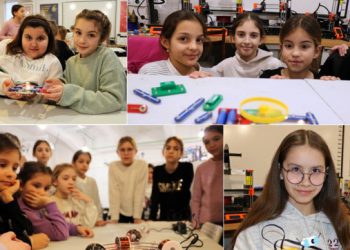 I djevojčice se jako dobro razumiju u strujni krug, led diode i ventilatore, senzore ravnoteže, akceleratore i programiranje (FOTO)