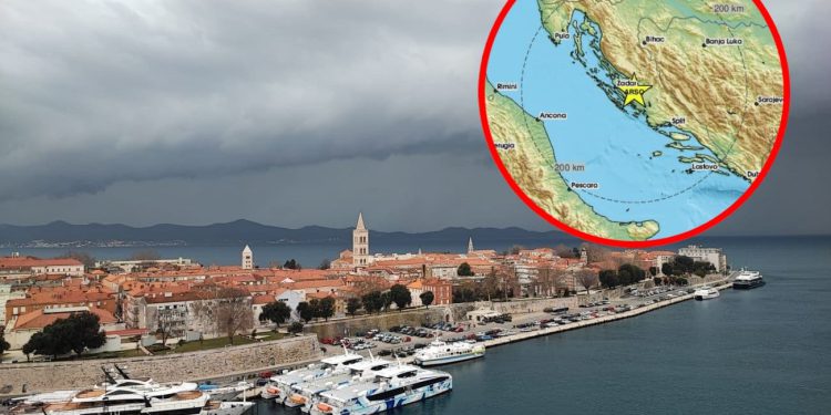 Javljaju nam se Zadrani: “Tri udara su bila, baš se osjetilo…”