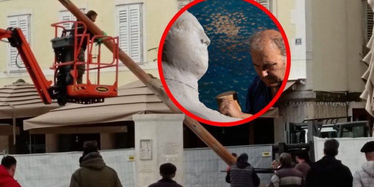 Kuma Kovačić u očaju gledao kako mu pred očima miču spomenik s Pjace: “Uznemiren sam, bijesan i tuzan”