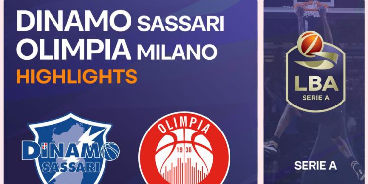 LBA, Dinamo Sassari-Olimpia Milan 72-78: Istaknite