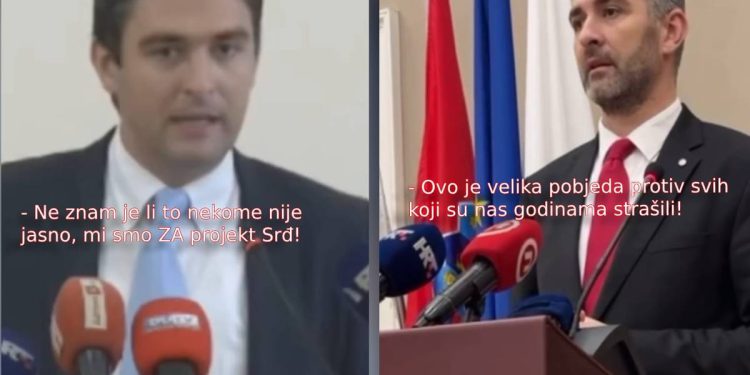 LICEMJERJE U DVA KADRA Dubrovački gradonačelnik nekad: "Mi smo ZA projekt 'Golf na Srđu'" i sad, nakon presude suda: "Ovo je velika pobjeda Grada!"