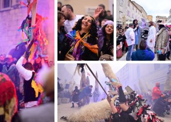 MAČKARE ZAVLADALE CETINSKOM KRAJINOM Ludilo i šarenilo na sve strane, pogledajte kako je izgledala bučna povorka