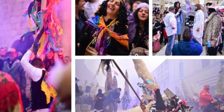 MAČKARE ZAVLADALE CETINSKOM KRAJINOM Ludilo i šarenilo na sve strane, pogledajte kako je izgledala bučna povorka