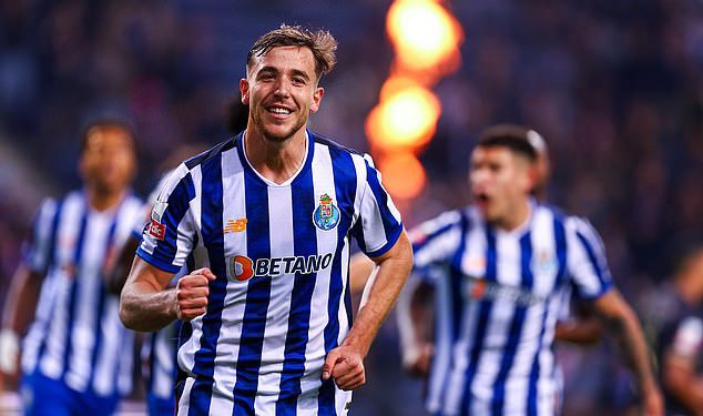 Man City potvrđuje 50,2 milijuna funti potpisivanje Porto veznjaka Nico Gonzaleza jer prvaci koji se bore uzimaju u siječnju na 180 milijuna funti