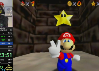 Mario 64 SpeedRunner udaljen od srčanog pokušaja Mario 64 Spedrunner sekunde od srca