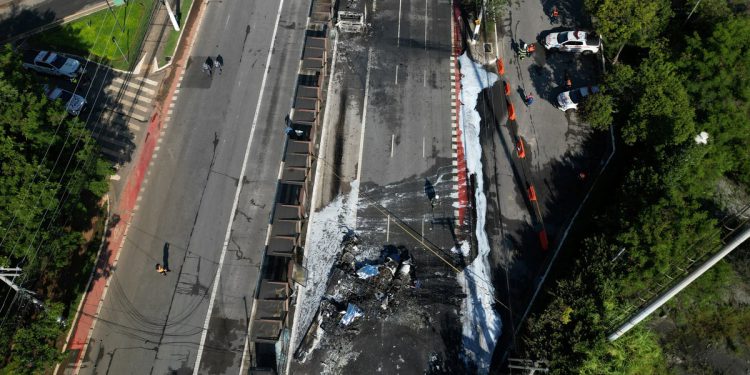 Najnovije pad aviona Sao Paulo: Dva mrtva nakon što zrakoplov udari u autobus u ‘Ogromna eksplozija’
