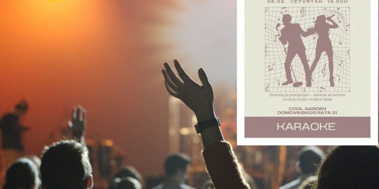 Ne propustite druženje i ovog četvrtka u Cool Gardenu. Zabavite se uz karaoke
