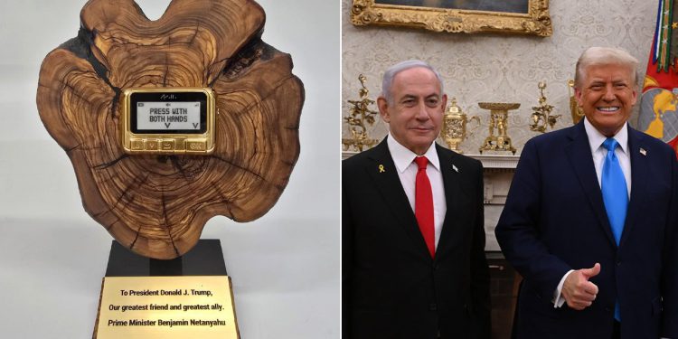 Netanyahu pokloni Trump kontroverzni predmet koji je pomogao u ratu protiv Hezbollaha