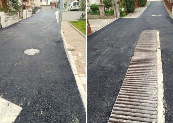 Novi asfalt i oborinska odvodnja u odvojku ulice Domovinskog rata i ulici Janka Bobetka u Strožancu