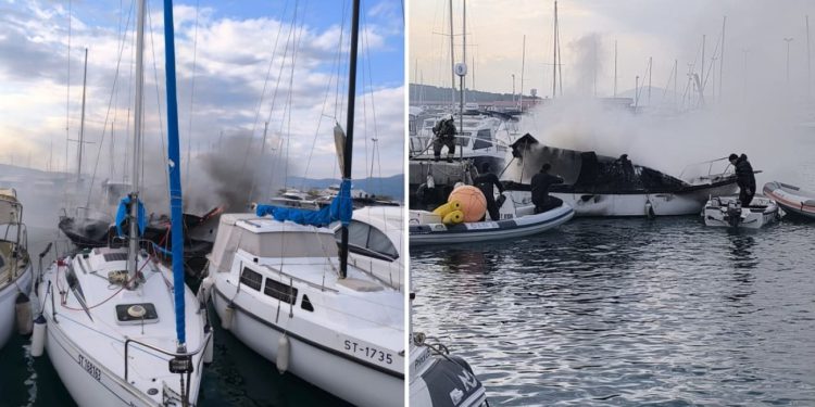 Očevidac požara iz lučice: “Vatrogasci su stigli iste sekunde i spriječili veću katastrofu”