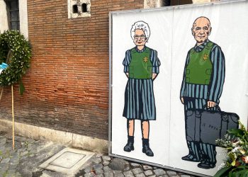 Opterećeni mural holokausta pronalazi novi dom u muzeju u Rimu