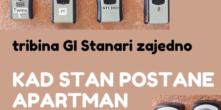 Organizira se nova tribina Građanske inicijative “Stanari zajedno” iz Splita. Pogledajte tko će sudjelovati