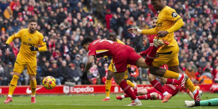 Premier liga: Liverpool-Wolverhampton 2-1, gol u Luis Diaz E Salah
