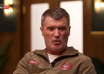 Roy Keane’s ANGRIEST punditry moments: Brutally mocking Harry Maguire, exploding at Ian Wright in row over Bruno Fernandes – and claiming he’d be ‘swinging punches’  at error-prone Man United star
