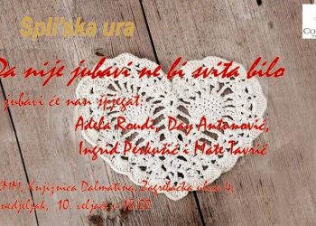 SPLI’SKA URA U susret Valentinovu čitat će se versi o ‘jubavi