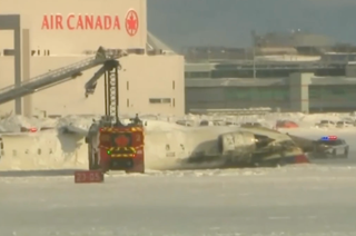 Delta Crash slijetanje u Toronto, što je rezultiralo ozljedama