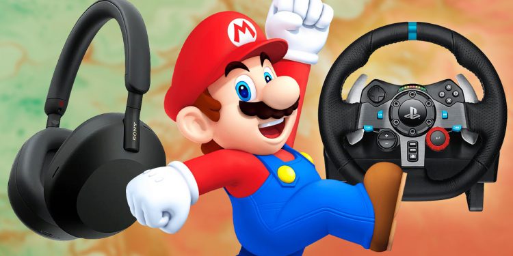 Sony Headphones, Nintendo Switch Games, Logitech Racing Wheels, and More