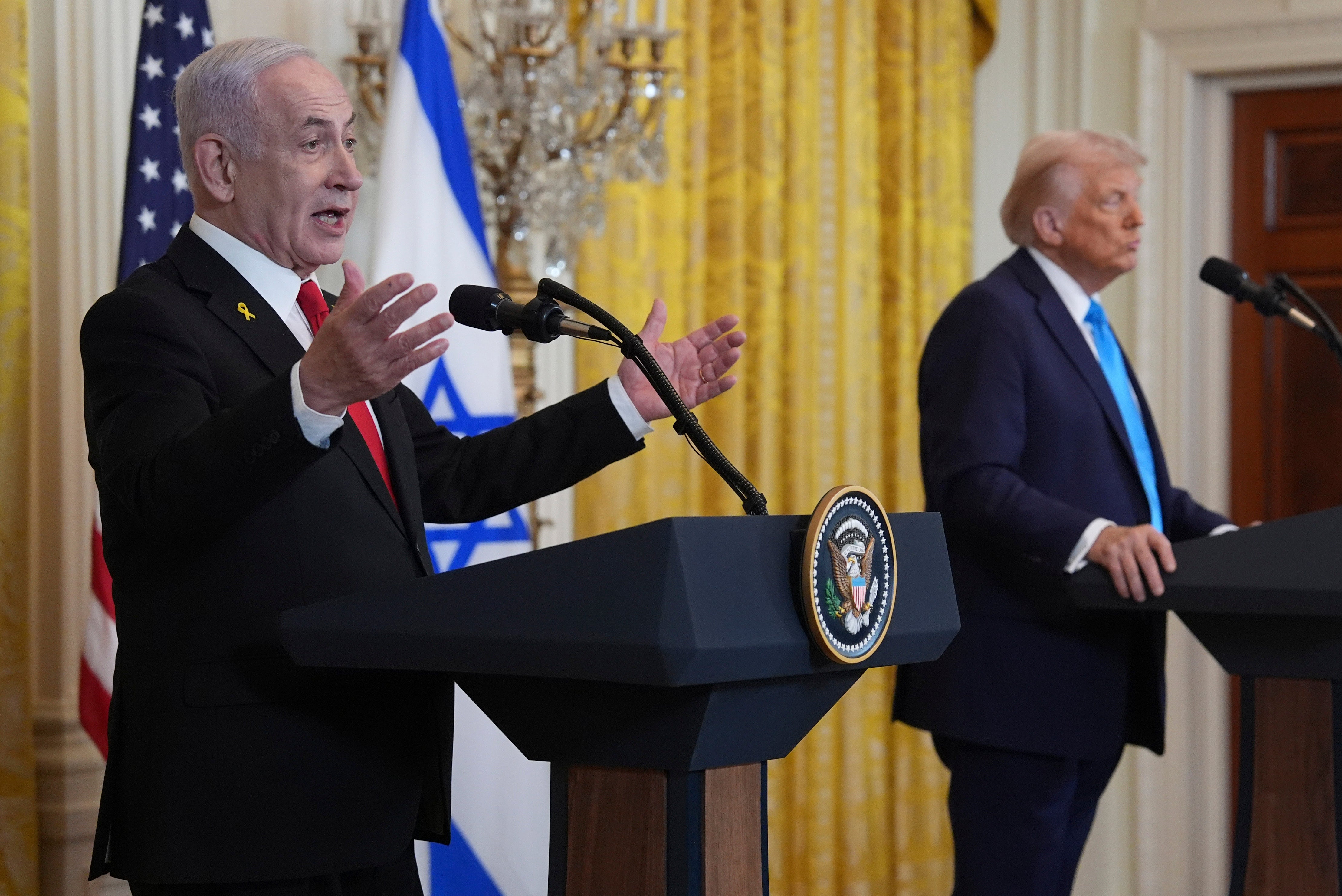 Trump i Netanyahu razgovarali su na konferenciji za novinare u Bijeloj kući