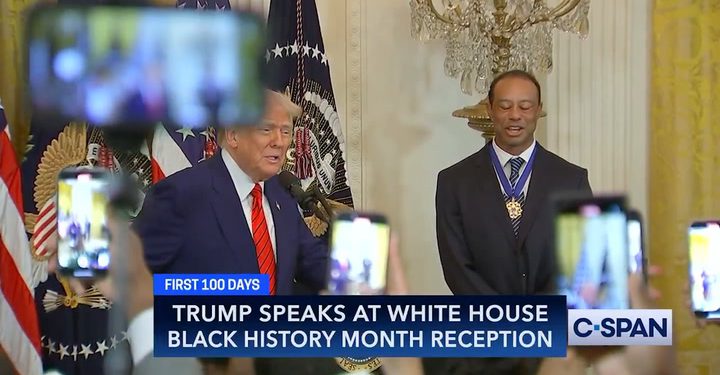 Tiger Woods uzvrati suze na događaju Trump Black History Monts | Vijesti