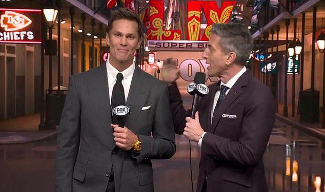 Tom Brady napušta Super Bowl 2025 gledatelji koji se trude pronaći svoj zapanjujući zlatni sat na pokrivenosti lisicama