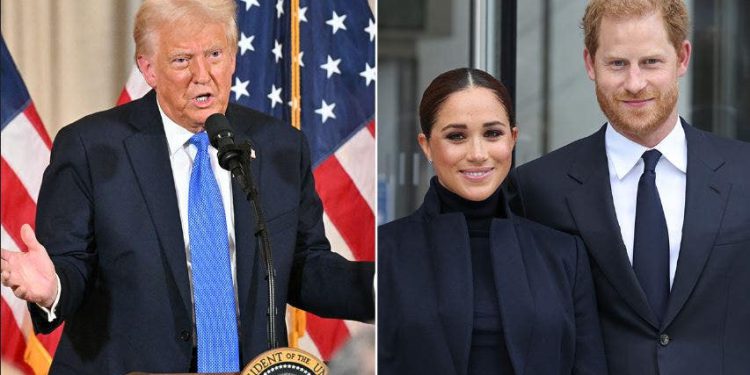 Trump ne planira deportirati princa Harryja, rekavši da je Meghan Markle dovoljan teret za kraljevsku
