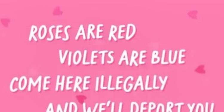 Trumpova Bijela kuća pozvala je okrutno Valentinovo Instagram poruku migrantima