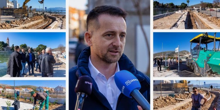 U Trogiru se praši od radova na sve strane, nekoliko lokacija će poprimiti sasvim novi izgled
