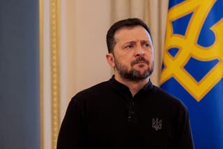 Ukrajinski predsjednik Volodymyr Zelenskiy održava konferenciju za novinare u Kijevu