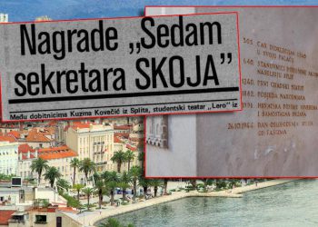 Umjetnik koji se buni protiv datuma oslobođenja Splita od fašista, dobitnik je prestižne komunističke nagrade Sedam sekretara SKOJ-a