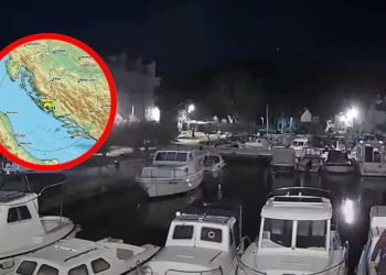 VIDEO Ovo je trenutak kada je zatreslo Dalmaciju