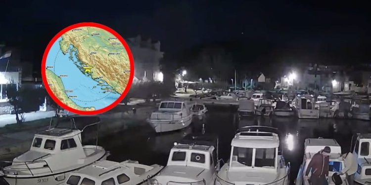 VIDEO Ovo je trenutak kada je zatreslo Dalmaciju