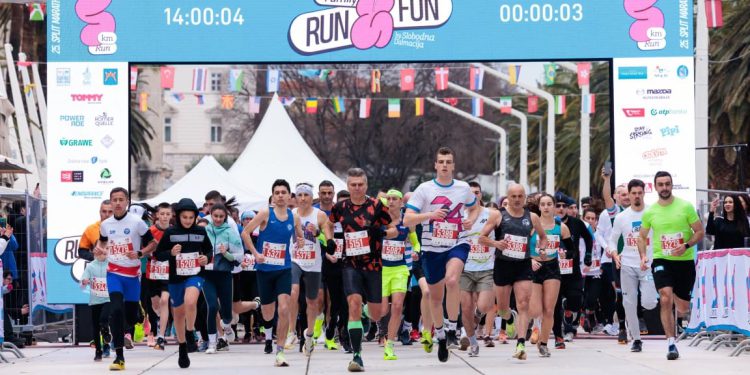 VIDEO Pogledajte atmosferu pred početak splitskog maratona
