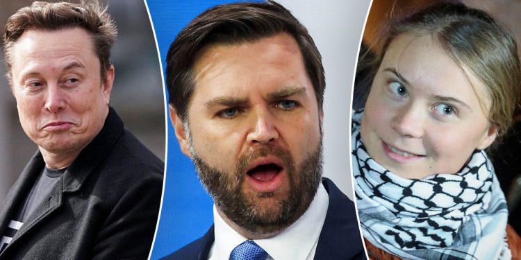 Vance se šale o Greti Thunberg dok odlazi na spaljenje zemlje na europsku cenzuru