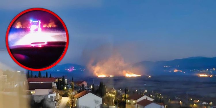 Veći požar izbio u Dalmatinskoj zagori. Više gasitelja je na terenu