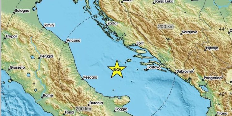 Zatreslo se u Jadranu, epicentar stotinjak kilometara od Splita