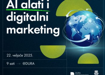 Želite naučiti kako koristiti umjetnu inteligenciju za posao? DURA organizira radionicu o AI alatima i digitalnom marketingu