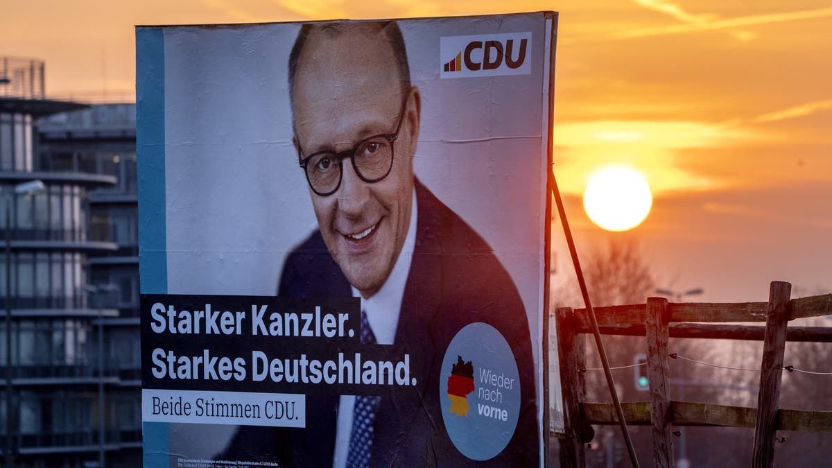 Friedrich Merz izborni plakat u Njemačkoj
