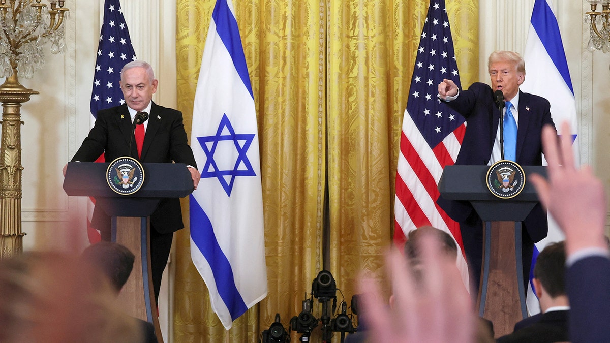 Premijer Netanyahu i predsjednik Trump sudjeluju na konferenciji za novinare