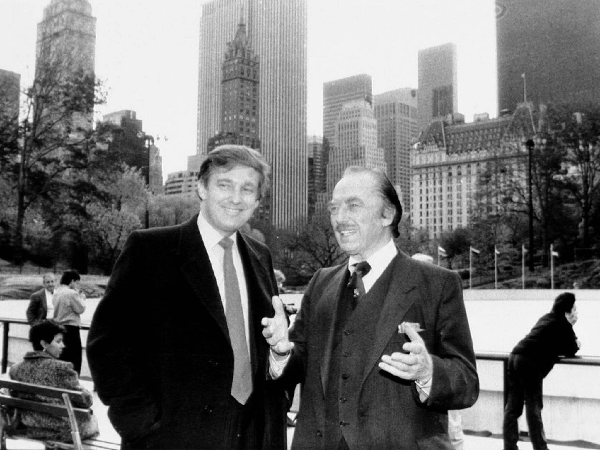 Donald Trump i njegov otac Fred, na otvaranju klizališta Wollman 1987. godine