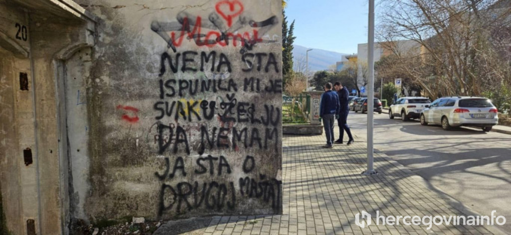 Grafiti u Franjevačkoj ulici