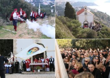 Grad − Proletjela Festa: Brojne Dubrovkinje i Dubrovčani okupili se na Gorici sv. Vlaha (FOTO)