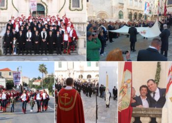 Grad − Svečano zatvorena Festa: Spušten barjak svetog Vlaha (FOTO)