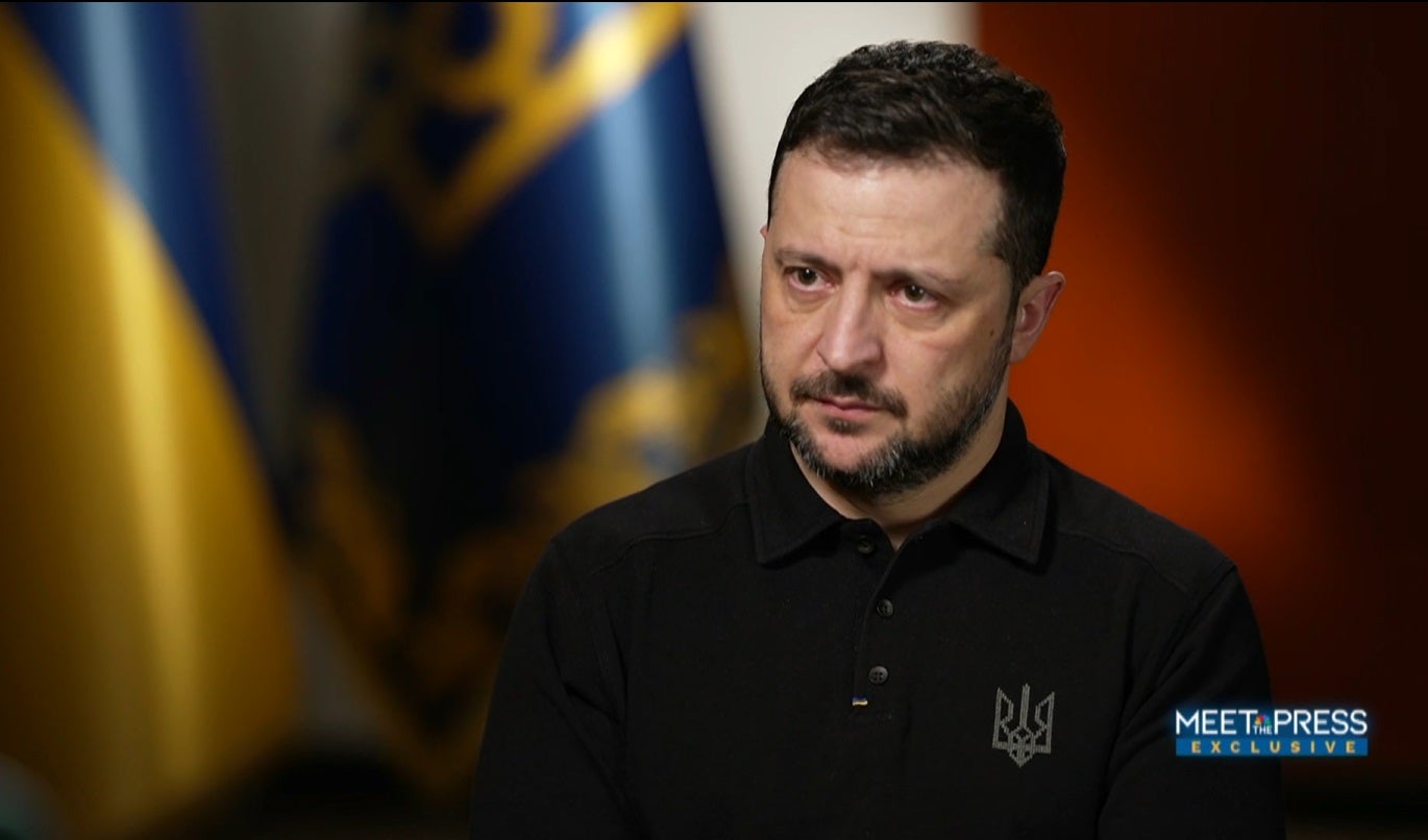 Ukrajinski predsjednik Volodymyr Zelensky postavio je svoju crvenu liniju za mirovne pregovore s Rusijom na Meet the Press.