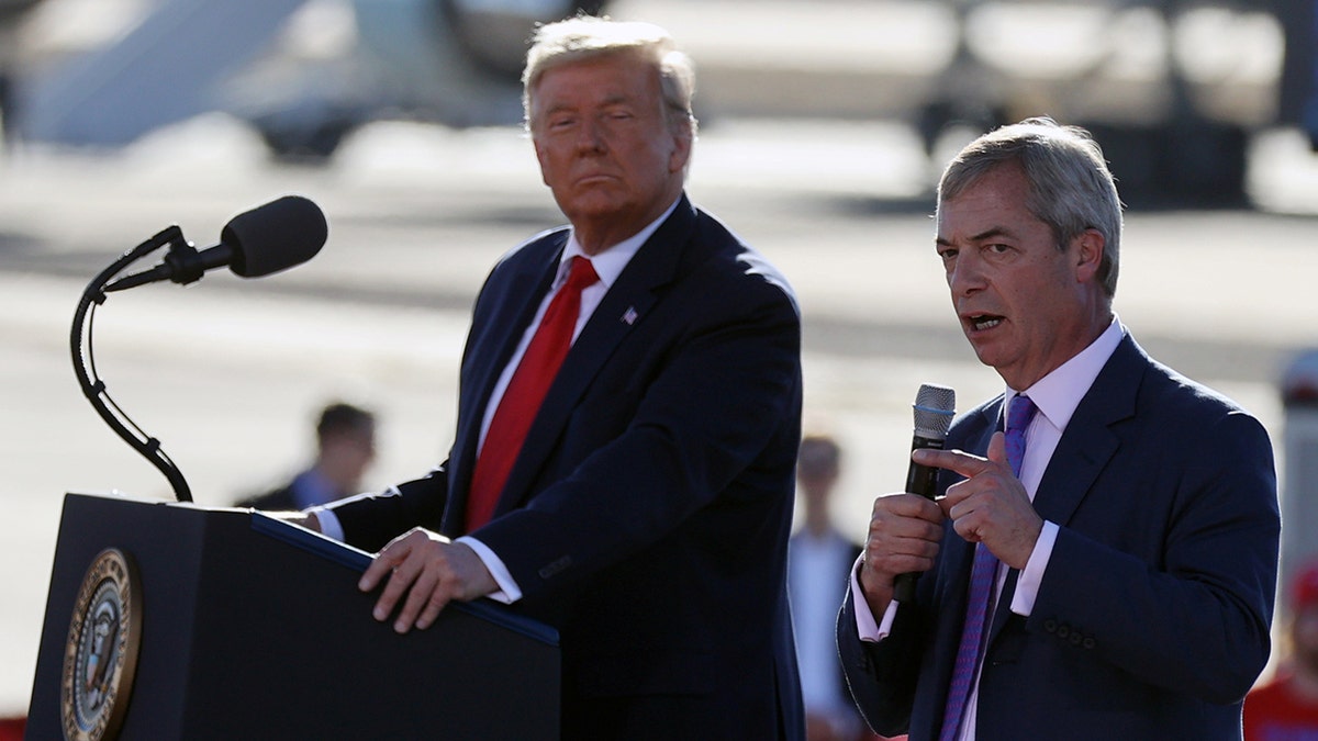 Trump i Nigel Farage