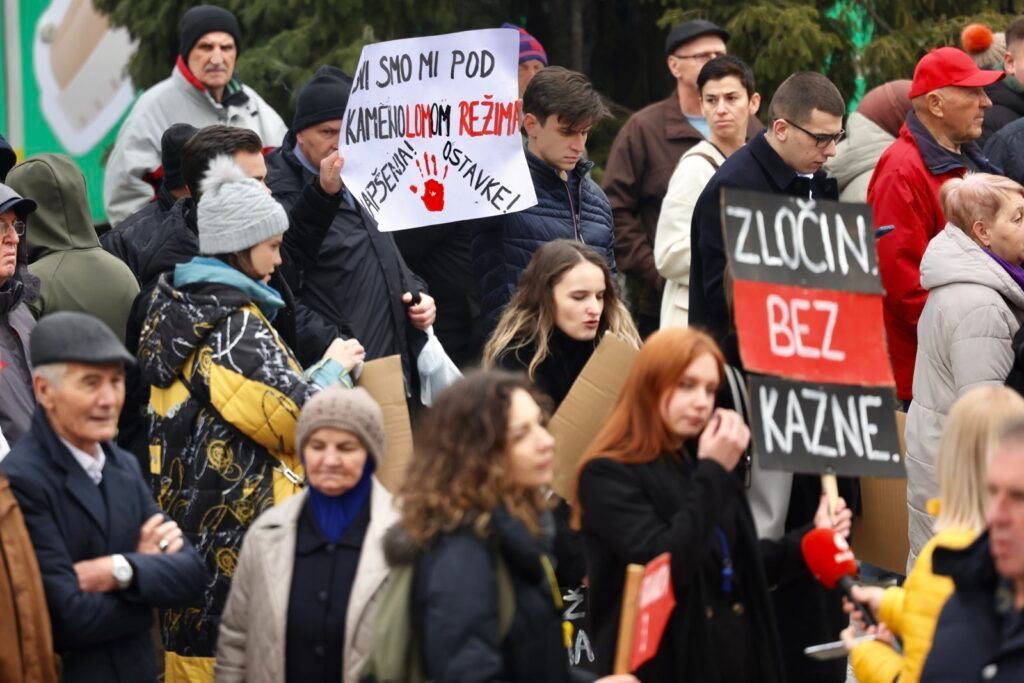Prosvjed u Sarajevu 
