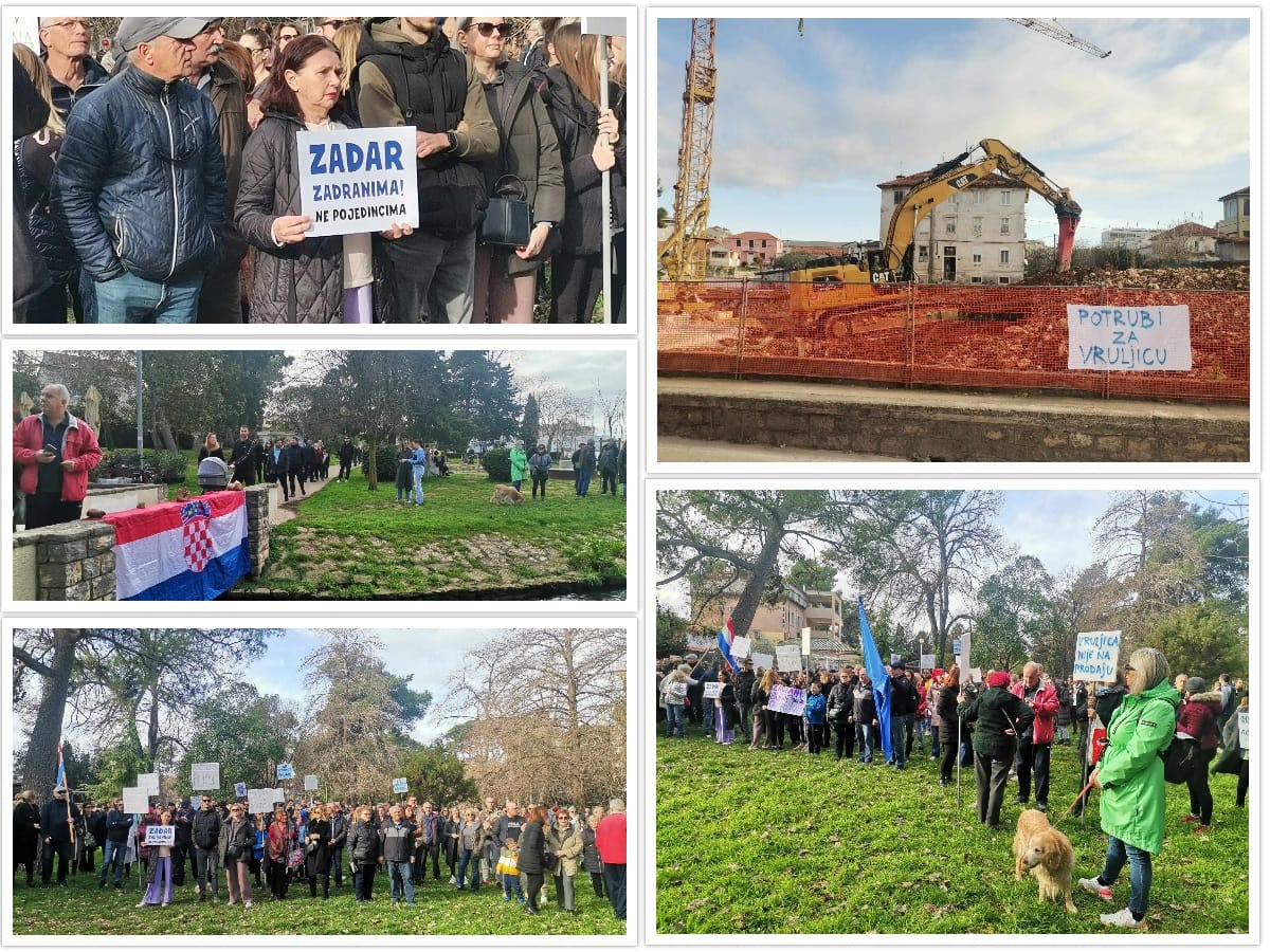 Novi prosvjed za zadarsku Vruljicu: "Sljedeći put pred Gradskom upravom!"