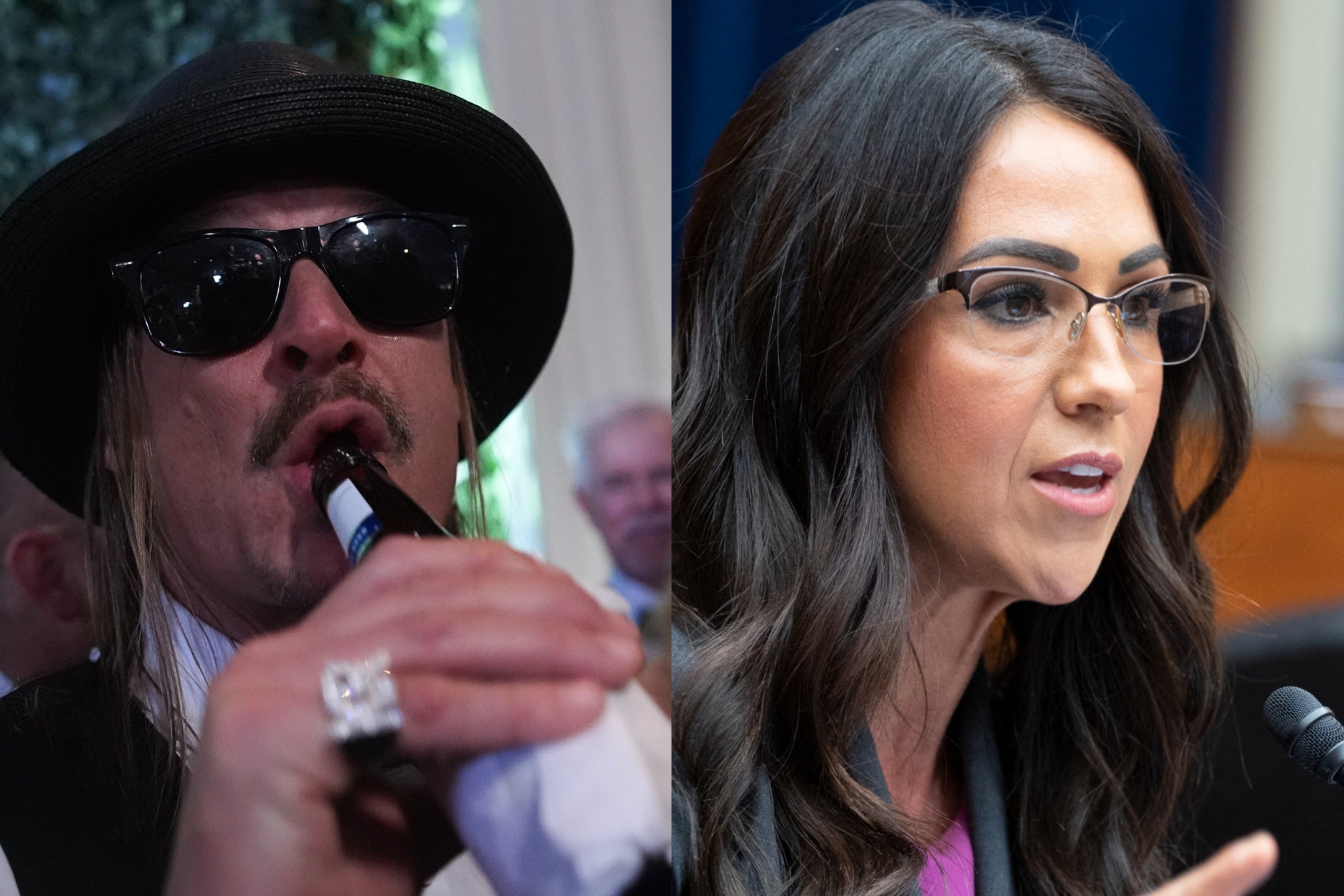 Kid Rock i Lauren Boebert viđeni su kako razgovaraju na jednom od nastupnih događaja Donalda Trumpa