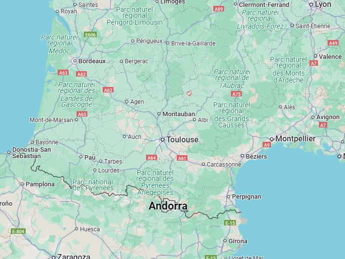 Selo je sjeverno od Toulousea
