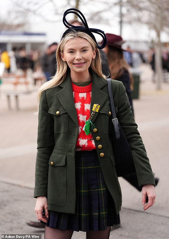 Georgia Toffolo on day three of the 2025 Cheltenham Festival at Cheltenham Racecourse. Picture date: Thursday March 13, 2025. PA Photo. See PA story RACING Cheltenham. Photo credit should read: Adam Davy/PA Wire.RESTRICTIONS: Use subject to restrictions. Editorial use only, no commercial use without prior consent from rights holder.